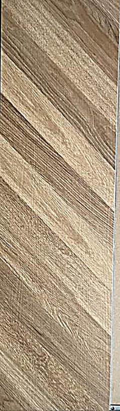 1508-B Chevron Golden Oak SPC laminate plank finish